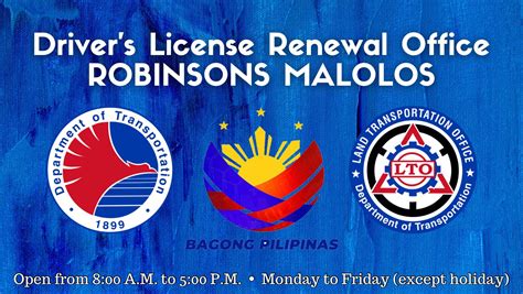 lto robinsons malolos office hours|LTO in Robinsons Malolos.